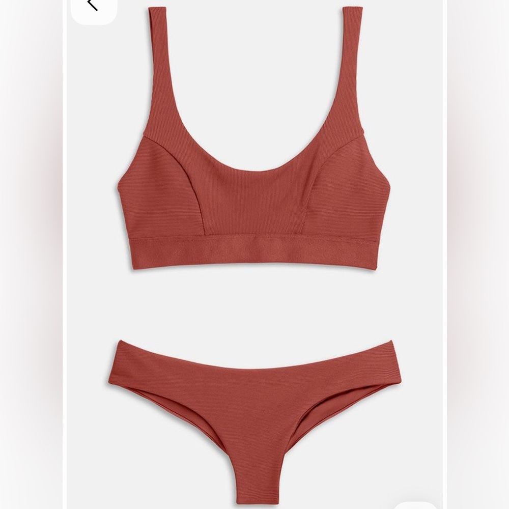 Boys + Arrows Flag Brick Red Bikini Set- Dizzy Izzy Top Joey Bottom